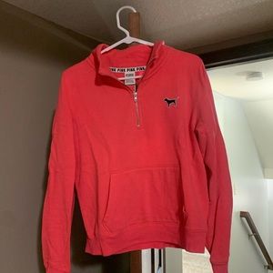 PINK Quarter-Zip Sweatshirt